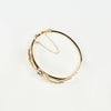 Edwardian 18ct Gold & Diamond bangle