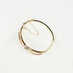 Edwardian 18ct Gold & Diamond bangle