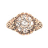 An Openwork top Diamond Cluster Ring
