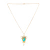 A Turquoise Gold Pendant by Archibald Knox