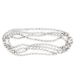 A Silver Ball Necklace
