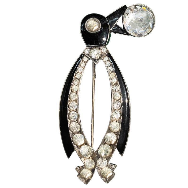 An Art Deco Penguin Brooch