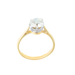 A Single Stone Diamond Ring