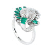 An Emerald Diamond Dress Ring
