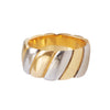 A French Gold Platinum Ring