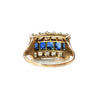 A 1930's Burmese Sapphire & Diamond Ring
