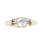 A Diamond Gold Solitaire Ring