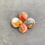 Victorian Scottish Agate & Silver Brooch